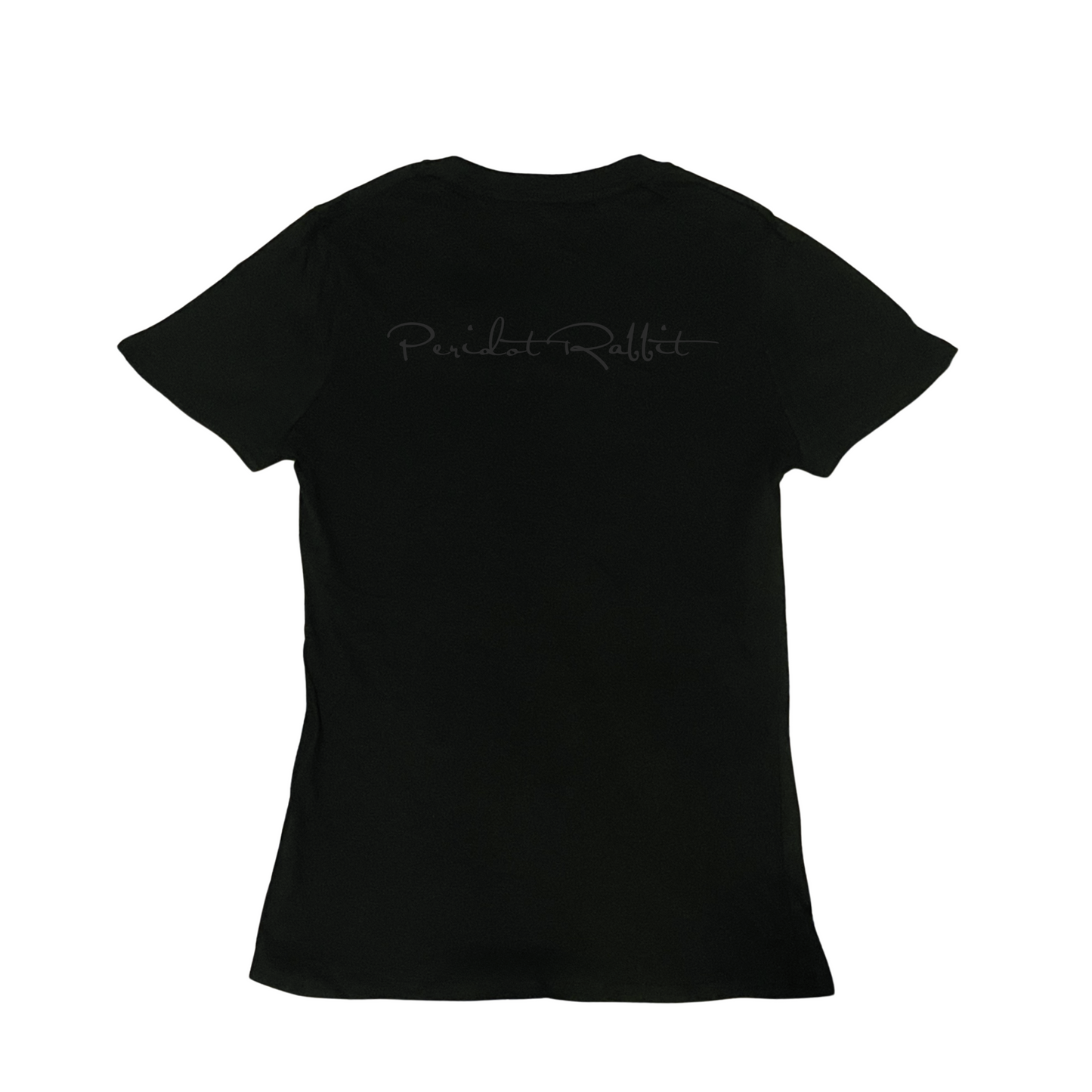 Women’s Jumbo Peridot T-Shirt (Black on Black)