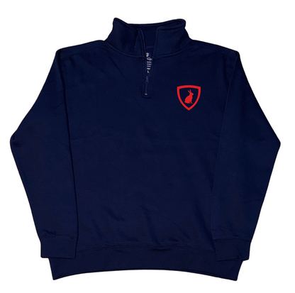 Classic Quarter Zip (Red Logo)