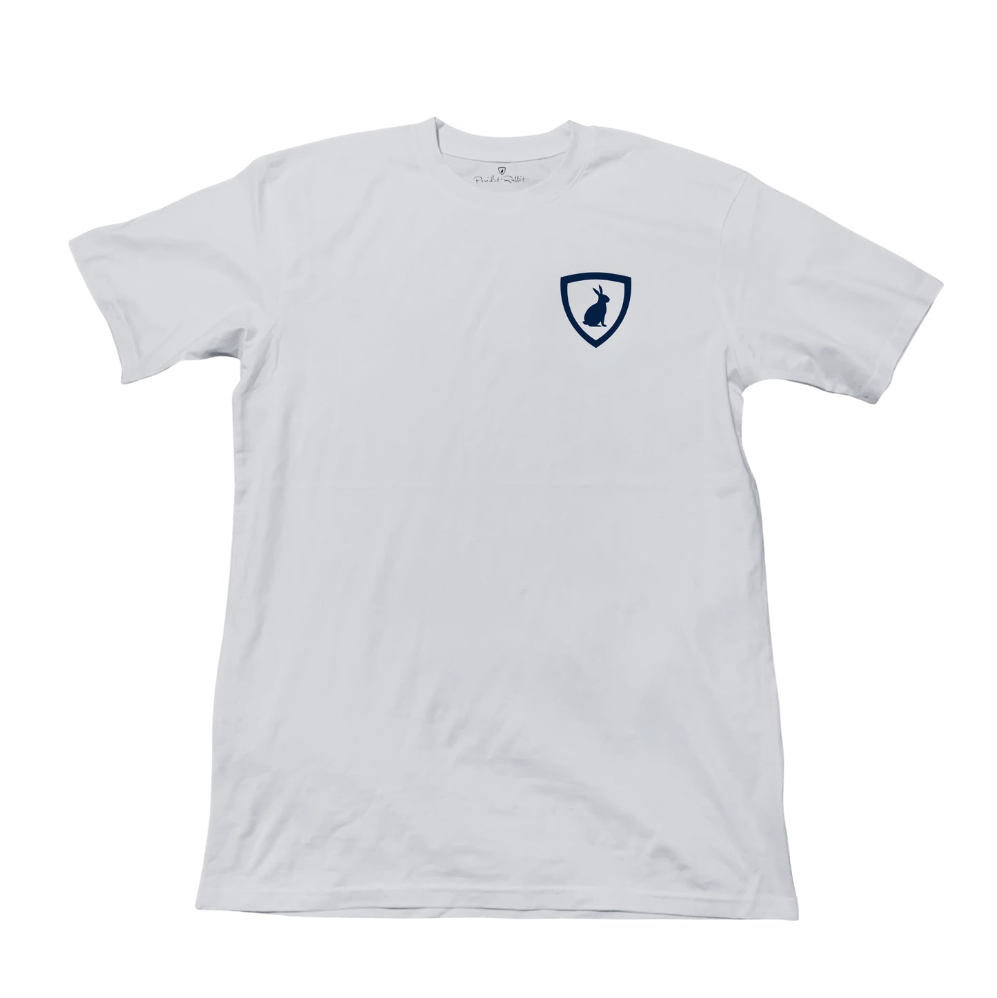 Peridot Rabbit Classic T-Shirt (Navy Blue Logo)