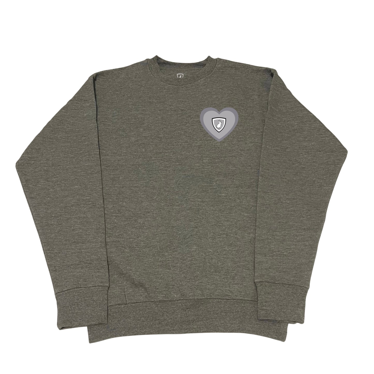 Peridot Heart (Cool Grey) Sweatshirt