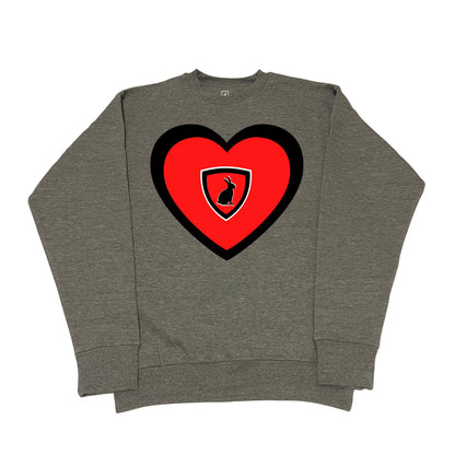 Jumbo Peridot Heart Sweatshirt