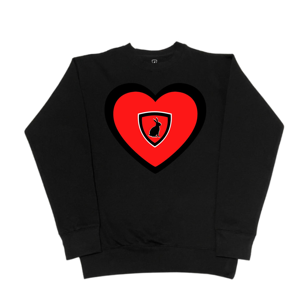 Jumbo Peridot Heart Sweatshirt