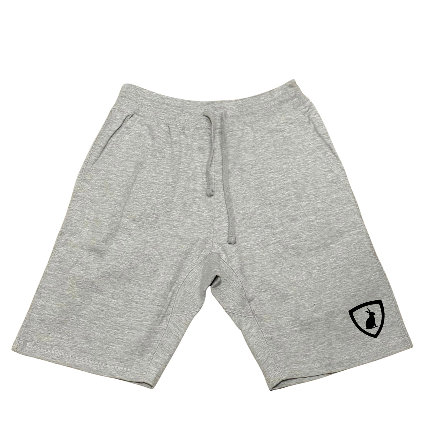 Peridot Shorts (Heather Grey w/ Black Logo)