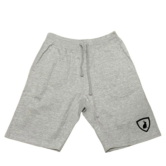 Peridot Shorts (Heather Grey w/ Black Logo)