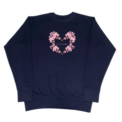 Peach Blossom Peridot Heart Sweatshirt