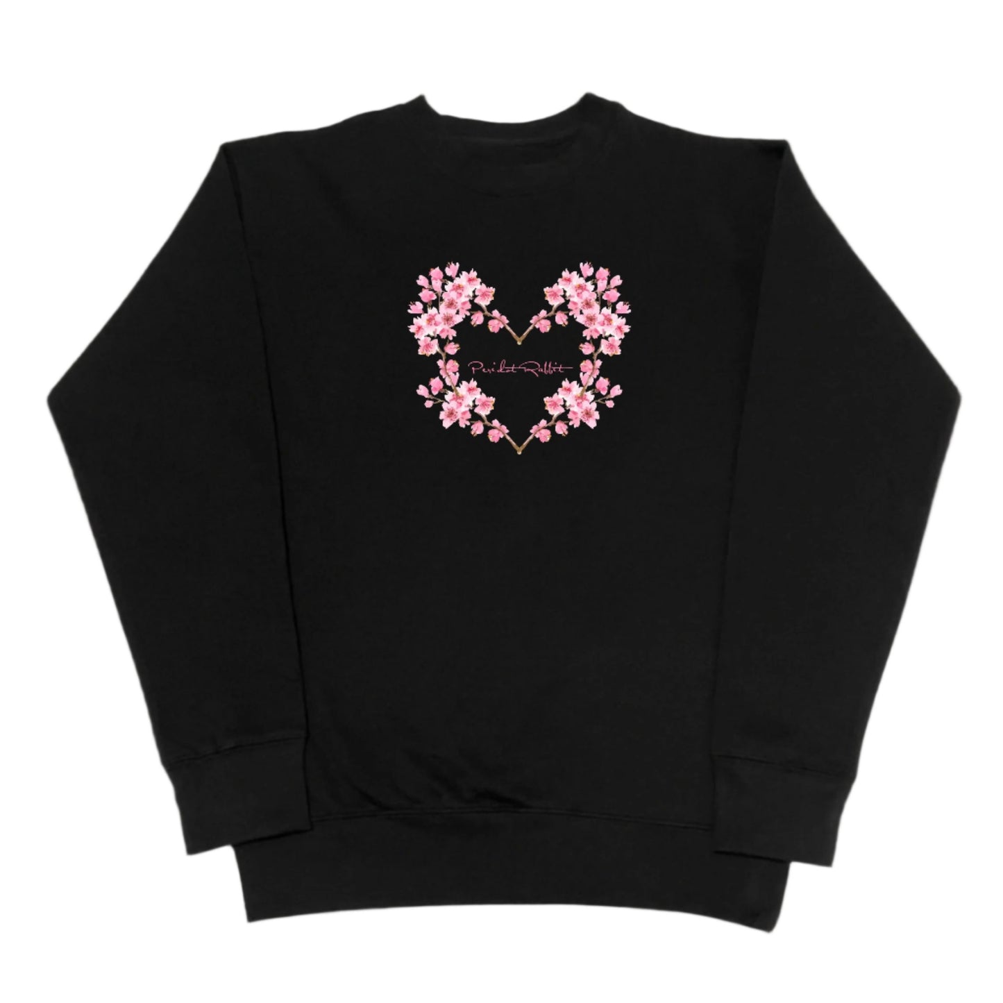 Peach Blossom Peridot Heart Sweatshirt